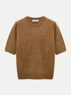 Dorothee Schumacher Kurzarmpullover FLUFFY STATEMENTS 794-porcini bei Robert Ley