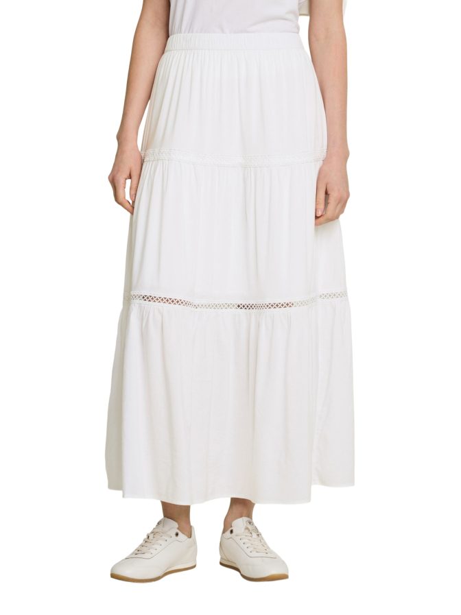 Tom Tailor Denim Maxi Rock mit elastischem Bund bei Robert Ley