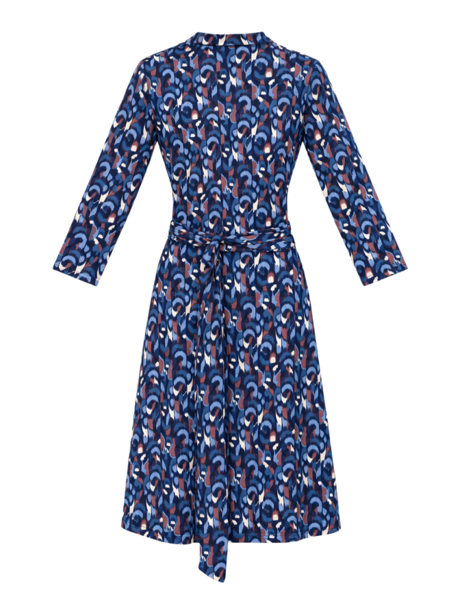 Robert Ley Wickelkleid mit Allover-Muster bei Robert Ley