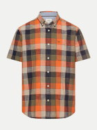 Camel Active Regular-Fit Kurzarmhemd Kariert Burned Orange-Burned Orange bei Robert Ley