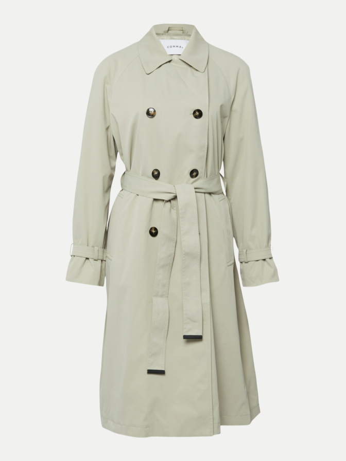 Comma Trenchcoat mit Bindegürtel bei Robert Ley