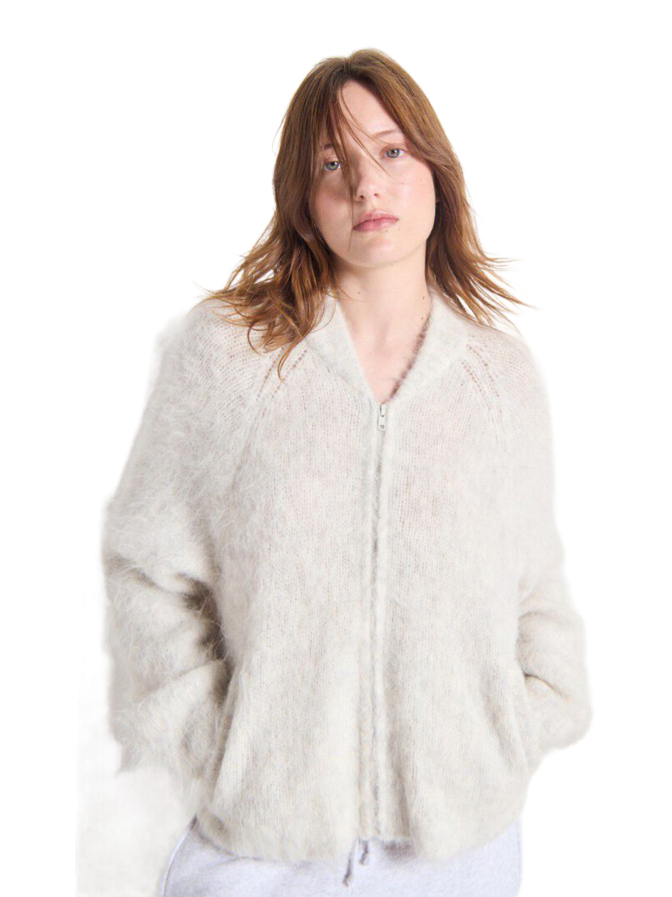 American Vintage Kurze Ballonstrickjacke bei Robert Ley