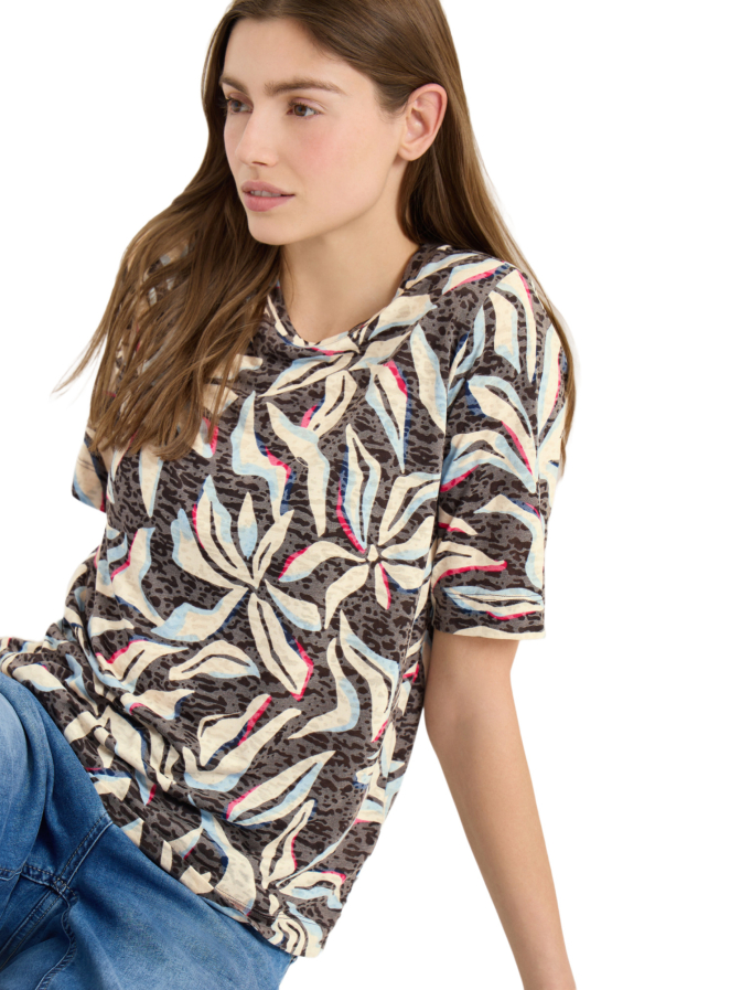 Cecil T-Shirt floral bei Robert Ley