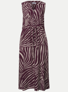 Street One Midi-Kleid mit Split Neck 27820-rustic rouge bei Robert Ley