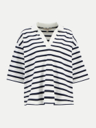 Barbour Streifen-Top Inez NY99 cloud/dark navy stripe bei Robert Ley