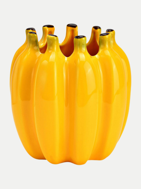G.WURM Bananen Keramikvase 14x15x14 bei Robert Ley