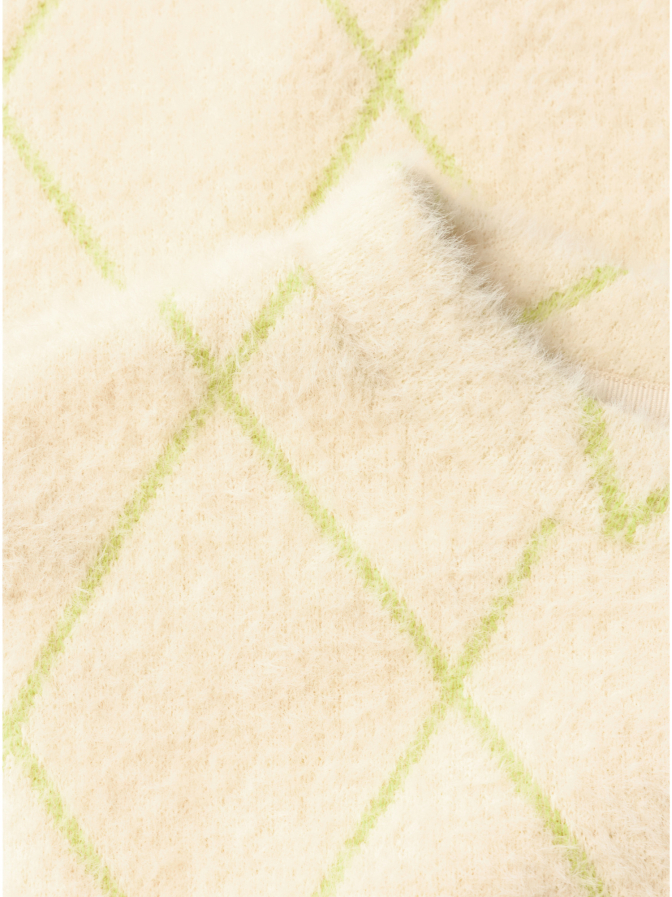 Street One Kurzarm Pullover mit Karo-Muster bei Robert Ley