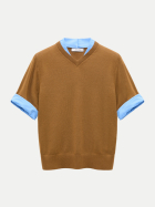 Dorothee Schumacher Pullover CHIC MERINO 087-forest honey patch bei Robert Ley