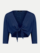 Zero Bolero mit 3/4 Arm zum Binden 8435-Sargasso Sea bei Robert Ley