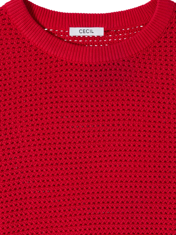 CECIL Strukturierter Kurzarm-Pullover bei Robert Ley