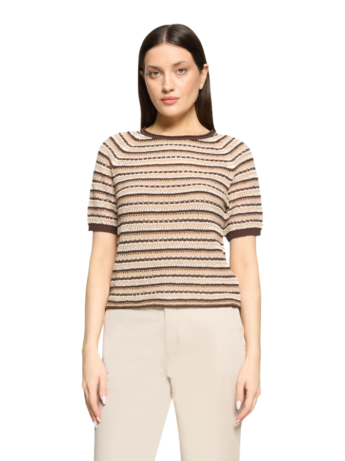 Cartoon Halbarm-Strickpullover bei Robert Ley
