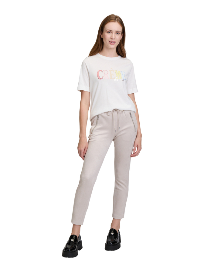 Cartoon T-Shirt mit Schriftzug bei Robert Ley