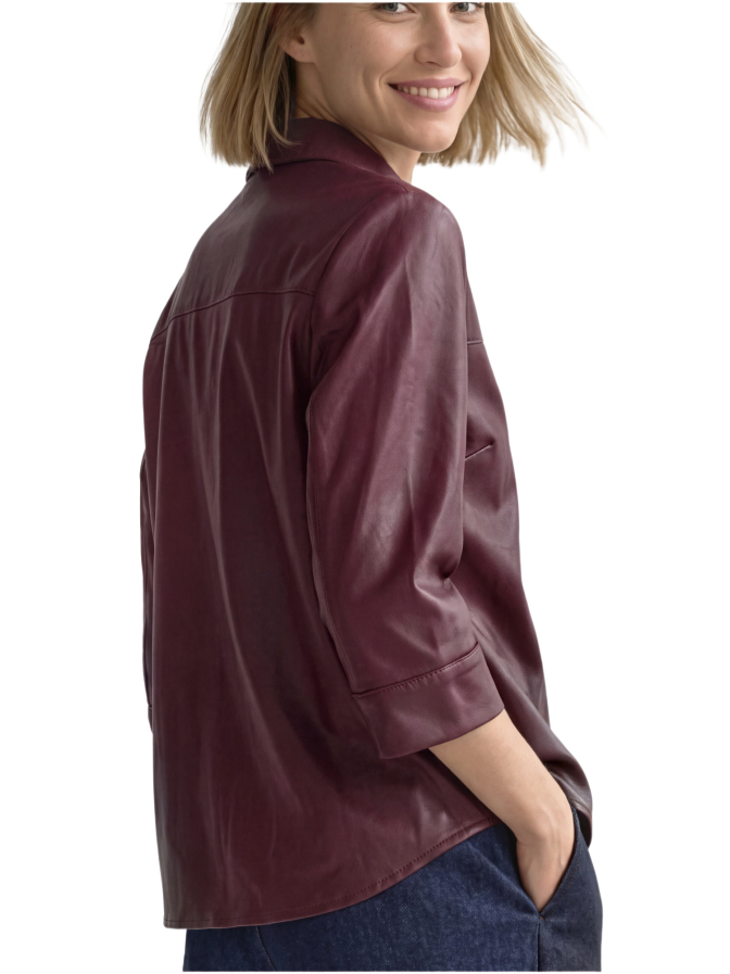 Street One Hemdbluse im Leder-Look bei Robert Ley