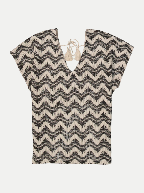 GARCIA T-Shirt mit Struktur bei Robert Ley
