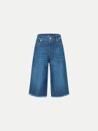 Mac Relaxed- Fit Bermuda Vintage Rich D660 heavy damaged blue-Trousers MAC Ladie bei Robert Ley