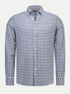 NZA New Zealand Auckland Regular-Fit Freizeithemd mit Karo-Muster 2637-CAPRI BLUE bei Robert Ley