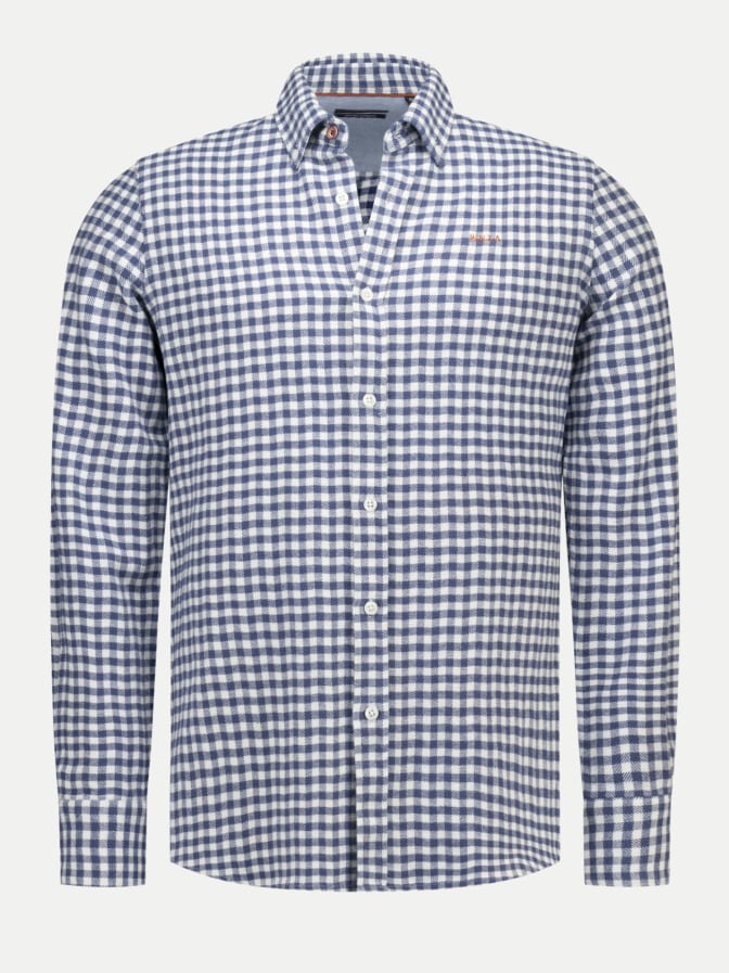 NZA New Zealand Auckland Regular-Fit Freizeithemd mit Karo-Muster bei Robert Ley