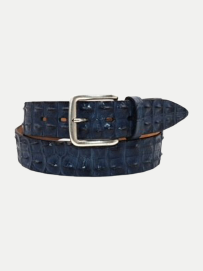 Fausto Colato 4cm breiter Gürtel aus Krokoleder bei Robert Ley