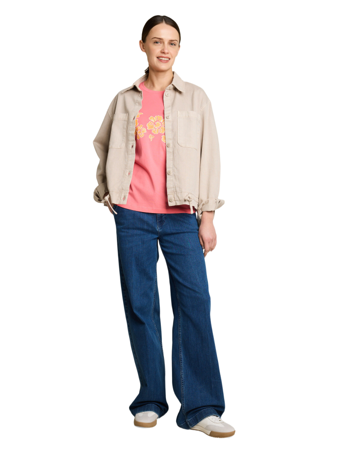 Tom Tailor Casual T-Shirt mit floralem Print bei Robert Ley