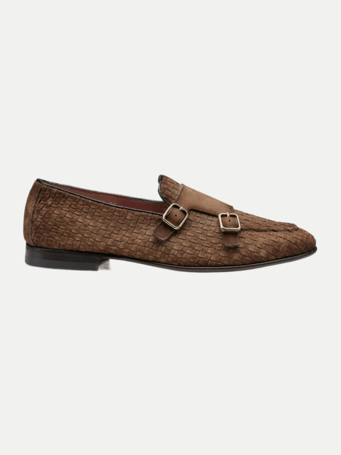 Santoni Doppelmonk in Flecht-Optik bei Robert Ley
