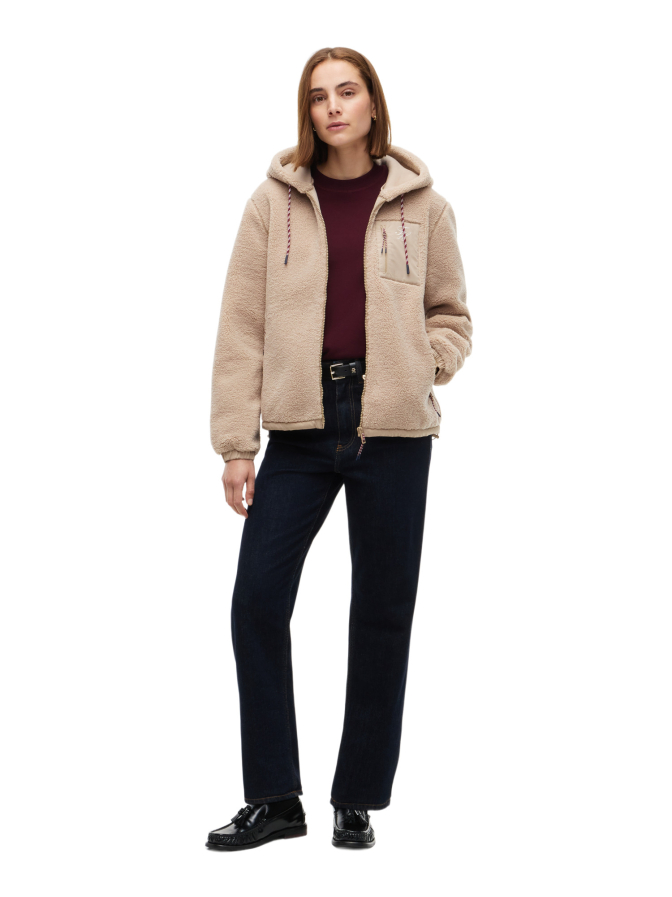 Tommy Hilfiger Kapuzenjacke aus Teddy-Fleece bei Robert Ley