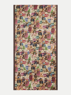 Codello Schal mit Teddy-Muster BRO2-braun bei Robert Ley