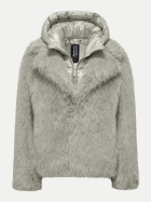 Bomboogie Jacke PARIS aus Kunstpelz 535-grey fog bei Robert Ley
