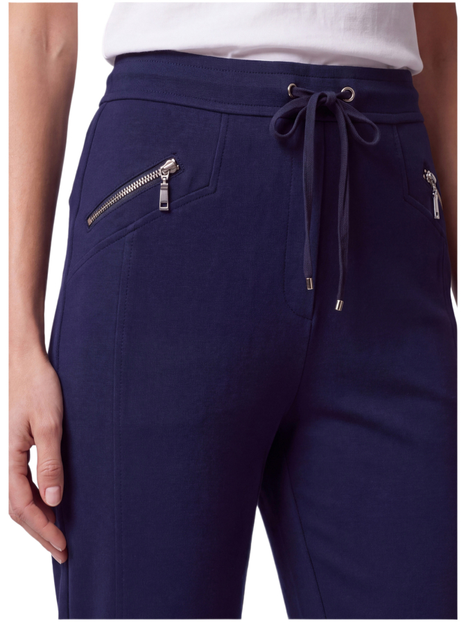 Rabe Moden Slim-Fit Jogginghose mit Reißverschlusstaschen bei Robert Ley