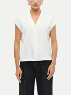 s.Oliver BLACK LABEL Blusenshirt mit Satin-Blende 0200-WHITE bei Robert Ley