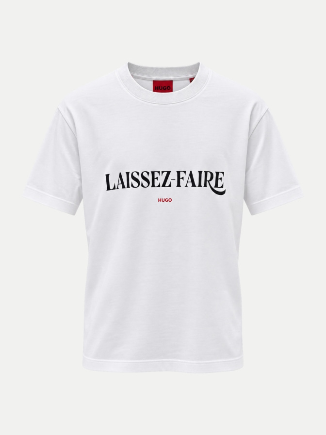 HUGO T-Shirt Dikems mit Schriftzug bei Robert Ley
