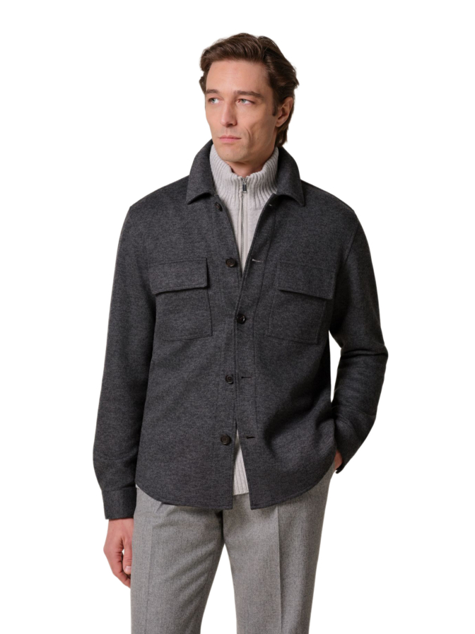 PROFUOMO Knitted Overshirt bei Robert Ley