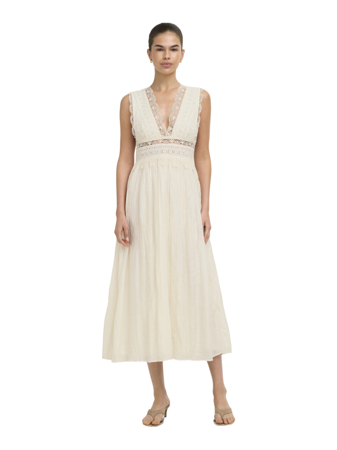 Only Midi-Kleid ONLMELOR mit Spitzendetails bei Robert Ley