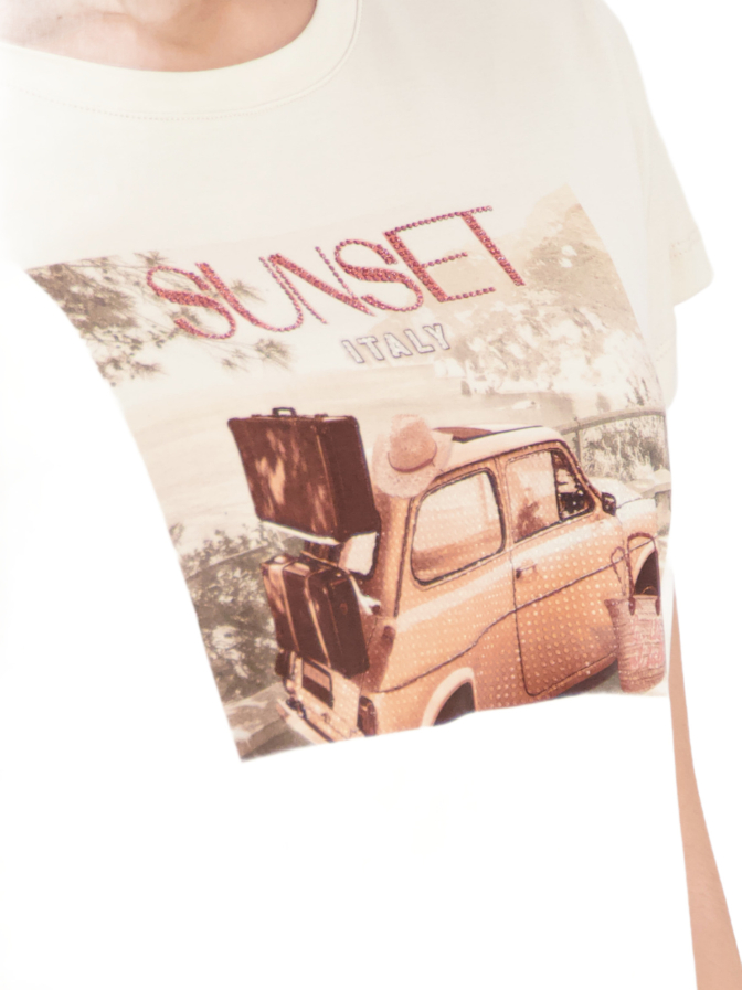 Monari T-Shirt mit Foto-Print bei Robert Ley