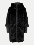 Marc Cain Kunstfell-Mantel 900-black new bei Robert Ley