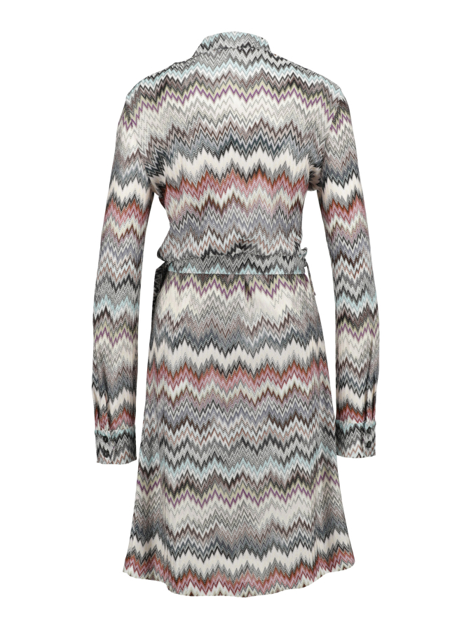 MISSONI Hemdblusenkleid mit Raschelmuster bei Robert Ley
