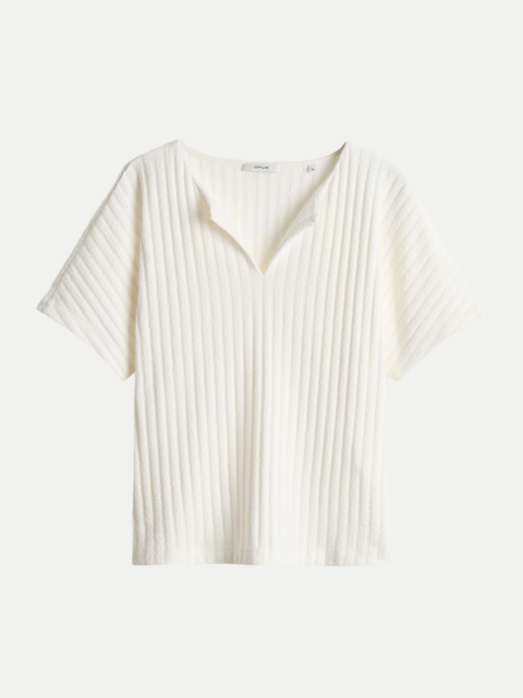 Opus Jerseyshirt Sombri in Rippoptik bei Robert Ley