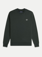 Fred Perry Sweatshirt mit Doppelstreifen t50 nightscreen/snwht bei Robert Ley