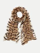 Purschoen Kaschmirschal 6539-tiger camel bei Robert Ley