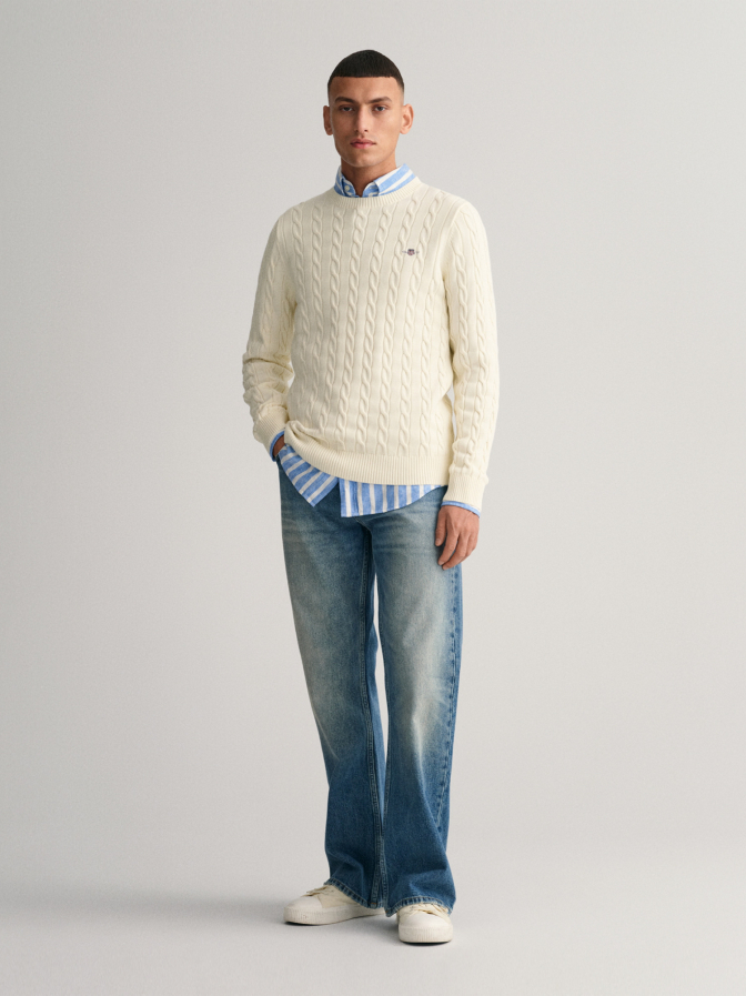 Gant Pullover mit Zopfmuster bei Robert Ley
