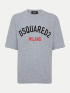 DSQUARED2 Loose-Fit T-Shirt D2 Milano 857m-greymarl bei Robert Ley