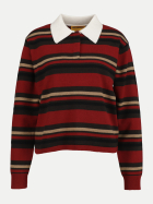 Guest in Residence Cropped Rugbyshirt ruby combo bei Robert Ley