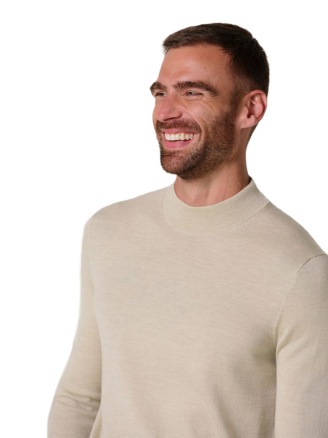 PROFUOMO Stehkragen Pullover aus Wolle bei Robert Ley