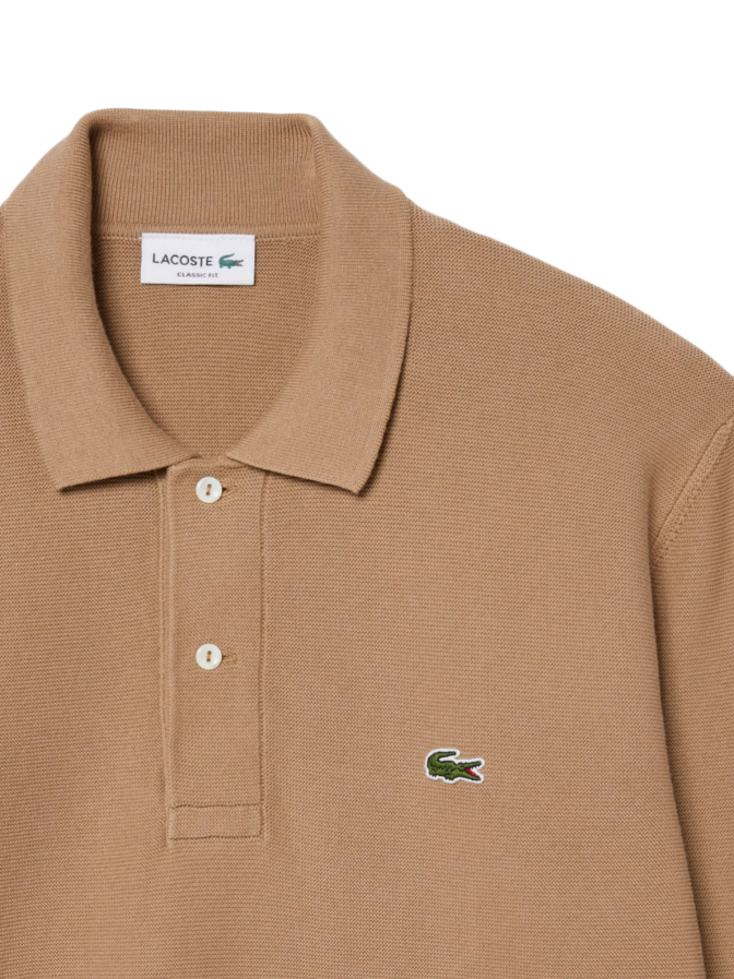 Lacoste Polohemd aus Strick mit langen Ärmeln bei Robert Ley