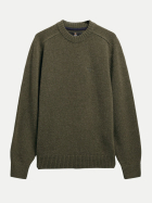 Barbour Wollpullover Newtown ol54-midolive bei Robert Ley