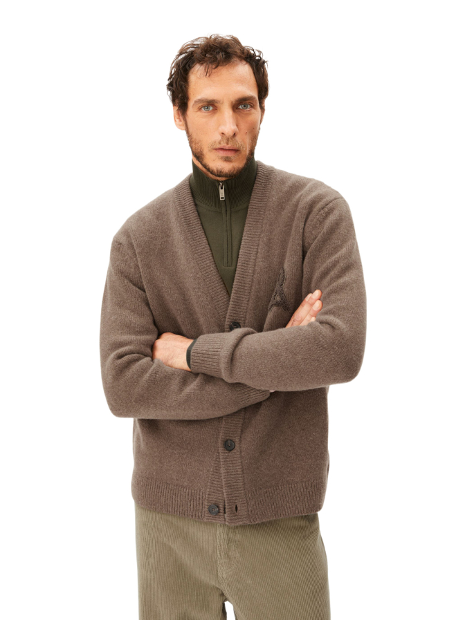 ARMEDANGELS Strickjacke aus Wolle mit Å-Logo bei Robert Ley