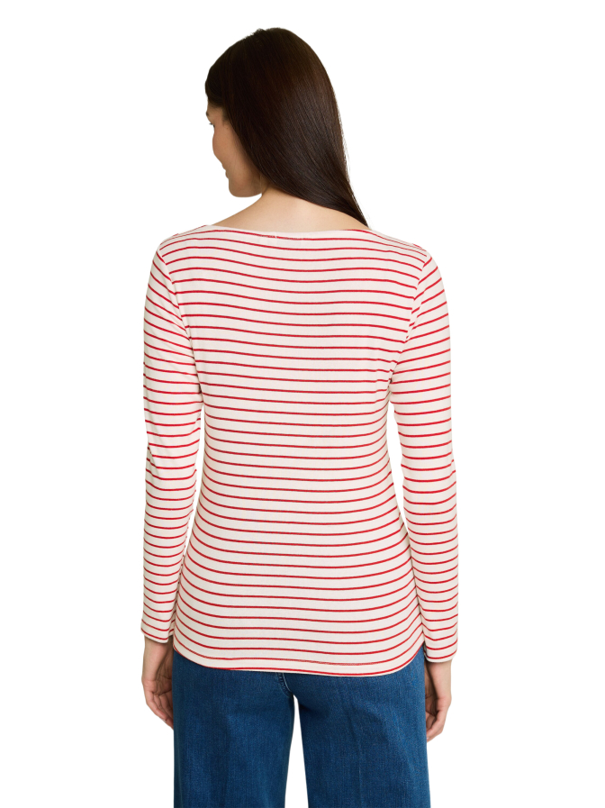 Tom Tailor Casual Langarmshirt mit Streifenmuster bei Robert Ley