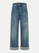 Mac Baggy Jeans Authentic D528 blueish green tinted-Trousers MAC Ladie bei Robert Ley