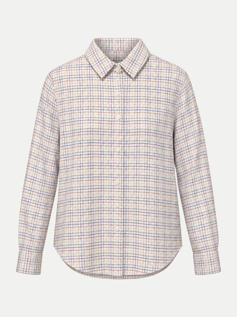 Insieme Flanell-Hemdbluse mit Karo-Muster bei Robert Ley