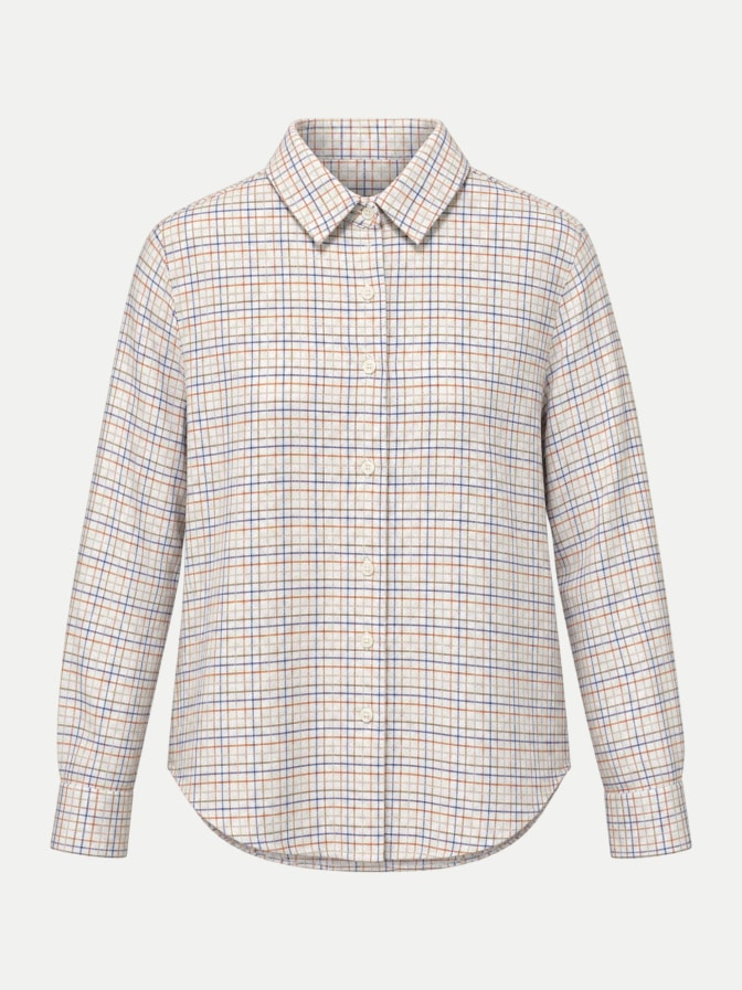 Insieme Flanell-Hemdbluse mit Karo-Muster bei Robert Ley