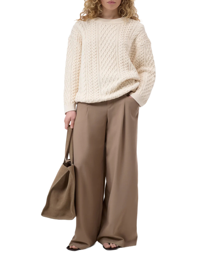 Closed Regular-Fit Pullover mit Zopfstrickmuster bei Robert Ley